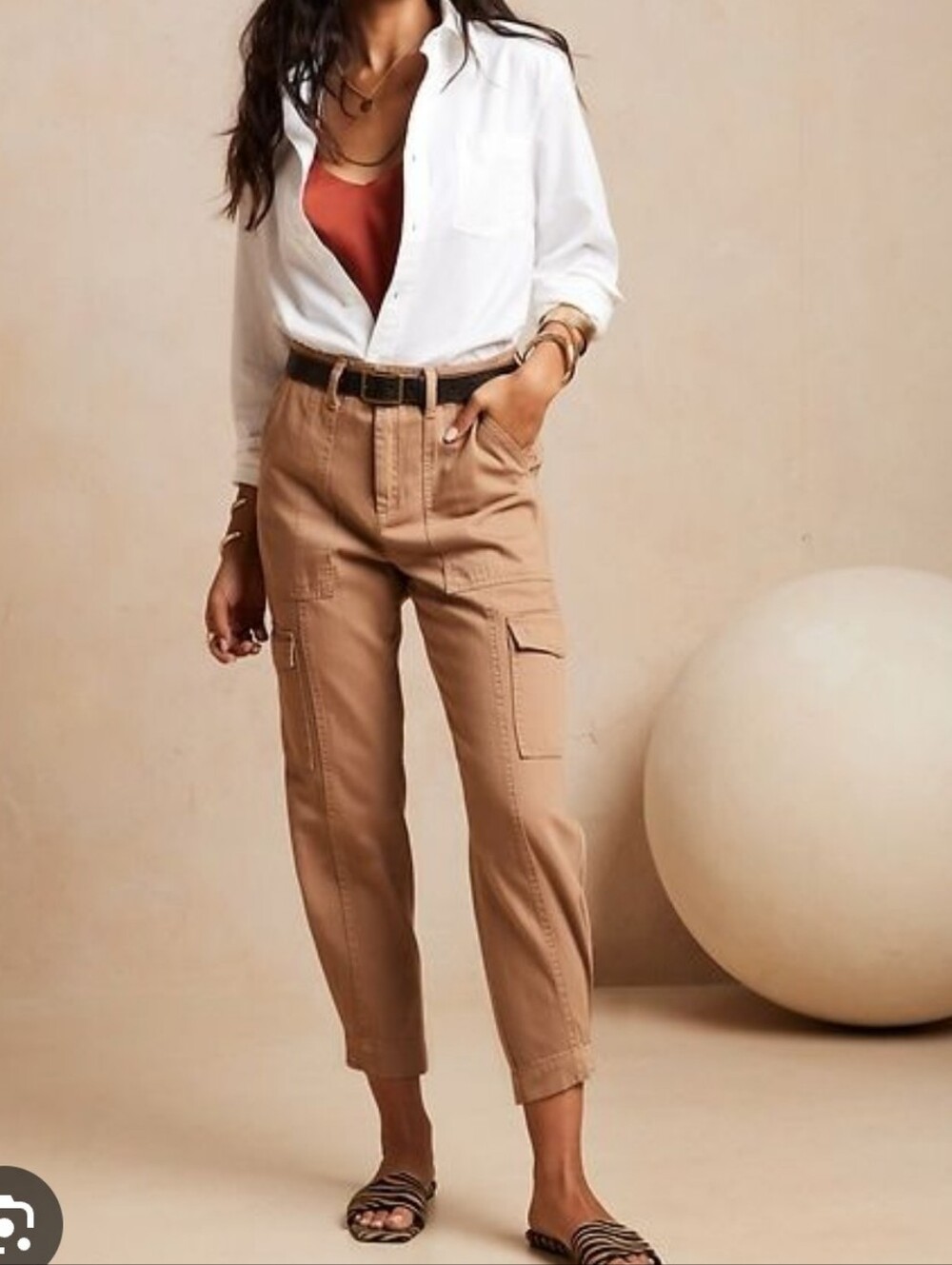Banana Republic Cargo Crop